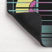 Retro-VHS-Glitch-Ästhetik-Mauspad Mousepad (Ecke)