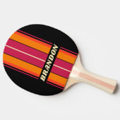 Retro-VHS-Mainboard Streifen mit Namen Tischtennis Schläger (Seitenansicht)