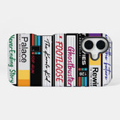 Retro VHS Movie Design iPhone 16 Hülle (Rückseite (Horizontal))