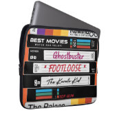 Retro VHS Movie Design Laptopschutzhülle (Vorne Rechts)
