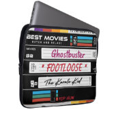 Retro VHS Movie Design Laptopschutzhülle (Vorne Rechts)