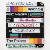 Retro VHS Movie Design Mousepad (Vorne)