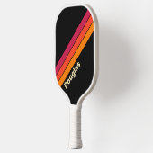 Retro-VHS-Streifen mit Namen Pickleball Schläger (Links)