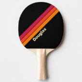 Retro-VHS-Streifen mit Namen Tischtennis Schläger (Vorderseite)