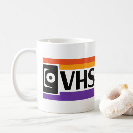 Retro-VHS-Symbol-Kaffeetasse - 80er 90er Kaffeetasse