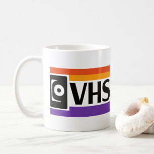 Retro-VHS-Symbol-Kaffeetasse - 80er 90er Kaffeetasse