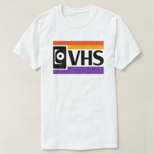 Retro-VHS-Symbol-T-Shirt   80er 90er Nostalgie  T-Shirt