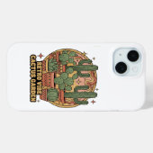 Retro Vibe Cactus Garden Case-Mate iPhone Hülle (Rückseite (Horizontal))