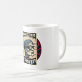 Retro Vibe, Moderne Tasse (VorderseiteRechts)