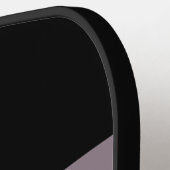 Retro Vibe Rainbow Across Striping with Name Pickleball Schläger (Linke Seite)