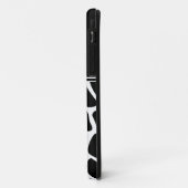 Retro Vibe Rustikale Kuh versteckt Tierdruckmuster Case-Mate iPhone Hülle (Hinten/Links)