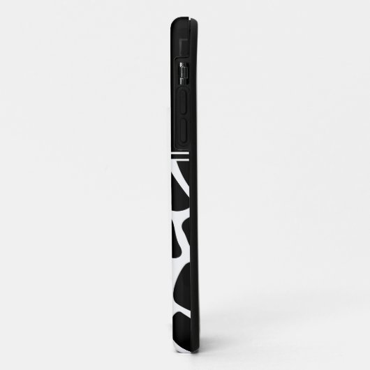 Retro Vibe Rustikale Kuh versteckt Tierdruckmuster Case-Mate iPhone Hülle (Hinten/Links)