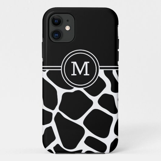 Retro Vibe Rustikale Kuh versteckt Tierdruckmuster Case-Mate iPhone Hülle (Rückseite)