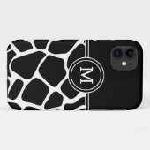 Retro Vibe Rustikale Kuh versteckt Tierdruckmuster Case-Mate iPhone Hülle (Rückseite (Horizontal))