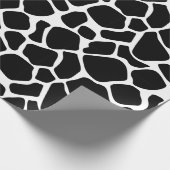 Retro Vibe Rustikale Kuh versteckt Tierdruckmuster Geschenkpapier (Ecke)