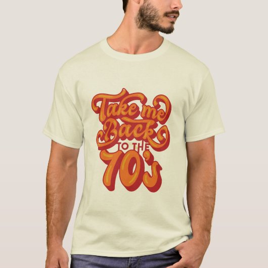 Retro Vibes - 70er Throwback T-Shirt (Vorderseite)