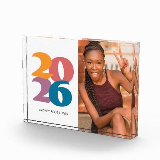 Retro Vibes Abschluss Celebration Party Fotoblock (Rechts)