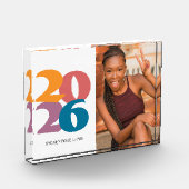 Retro Vibes Abschluss Celebration Party Fotoblock (Links)