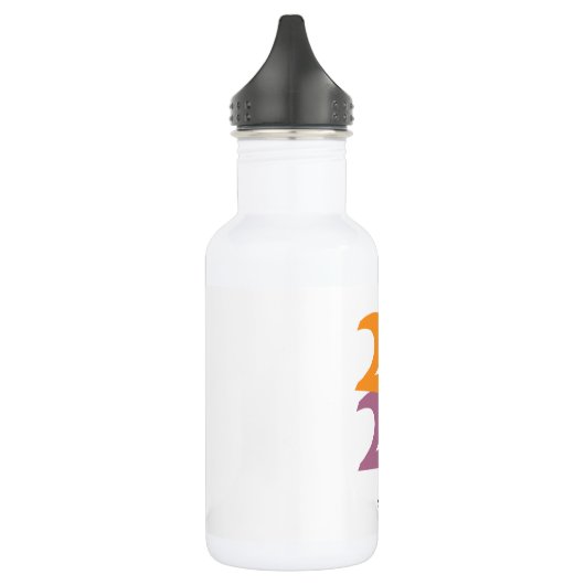 Retro Vibes Abschluss Class of 2025 Edelstahlflasche (Links)