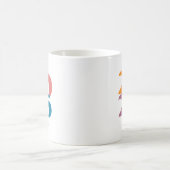 Retro Vibes Abschluss Class of 2025 Kaffeetasse (Mittel)