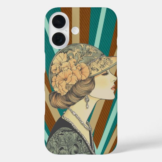 Retro Vibes Case-Mate iPhone Hülle (Rückseite)