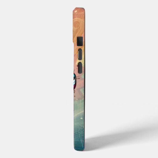 Retro Vibes Case-Mate iPhone Hülle (Rückseite / Links)