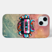 Retro Vibes Case-Mate iPhone Hülle (Rückseite (Horizontal))