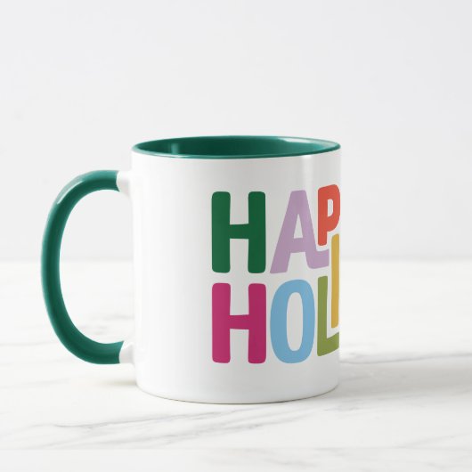 Retro-Vibes-Feiertagsbecher Tasse (Links)