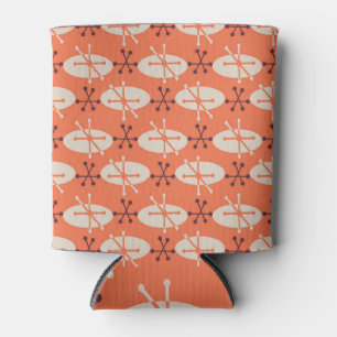 Retro Vibes: Geometrisches Burst-Muster Dosenkühler