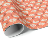 Retro Vibes: Geometrisches Burst-Muster Geschenkpapier (Rolleneckpunkt)