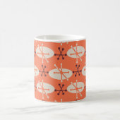 Retro Vibes: Geometrisches Burst-Muster Kaffeetasse (Mittel)