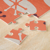 Retro Vibes: Geometrisches Burst-Muster Puzzle (Seite)