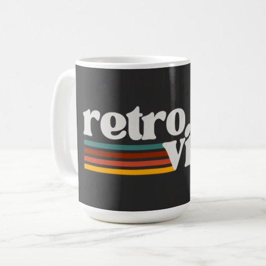 retro vibes kaffeetasse (Vorderseite Links)