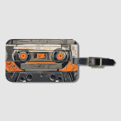 Retro Vibes - Mixtape Gepäckanhänger (Vorderseite (Horizontal))