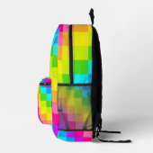 Retro Vibes, modern Bedruckter Rucksack (Rechts)