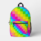 Retro Vibes, modern Bedruckter Rucksack (Vorderseite)