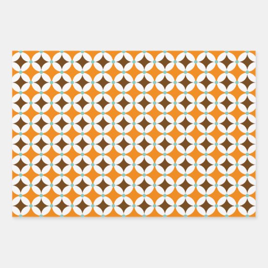 Retro Vibes Modernes Mittelalter Set 2 Geschenkpapier Set (Vorderseite)