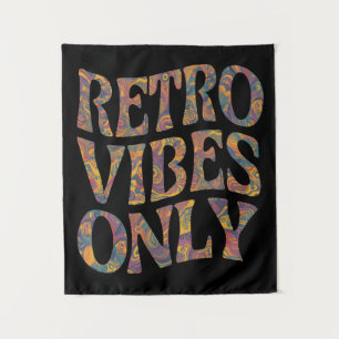Retro Vibes only - Psychedelic 70er Groovy Design Wandteppich