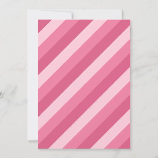 Retro Vibes (Pink) Foto Abschluss Ankündigung (Rückseite)