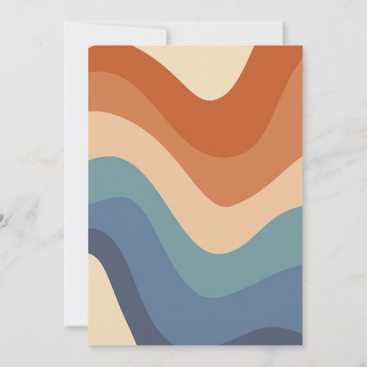 Retro Vibes Save The Date (Rückseite)