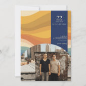 Retro Vibes Save The Date (Vorderseite)