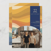 Retro Vibes Save The Date (Vorne/Hinten)