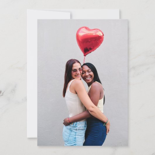 Retro Vibes Save The Date (Rückseite)