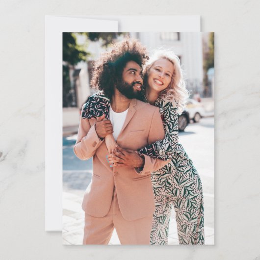 Retro Vibes Save The Date (Rückseite)