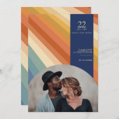 Retro Vibes Save The Date (Vorne/Hinten)