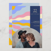 Retro Vibes Save The Date (Vorne/Hinten)