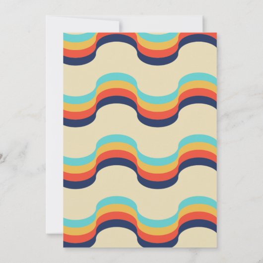 Retro Vibes Save The Date (Rückseite)