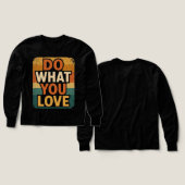 Retro Vibes - Tun Sie, was Sie Liebe (Design Vorder- & Rückseite)