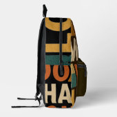 Retro Vibes - Tun Sie, was Sie Liebe Bedruckter Rucksack (Links)