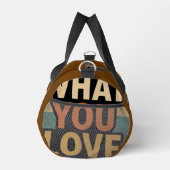 Retro Vibes - Tun Sie, was Sie Liebe Duffle Bag (Rechts)